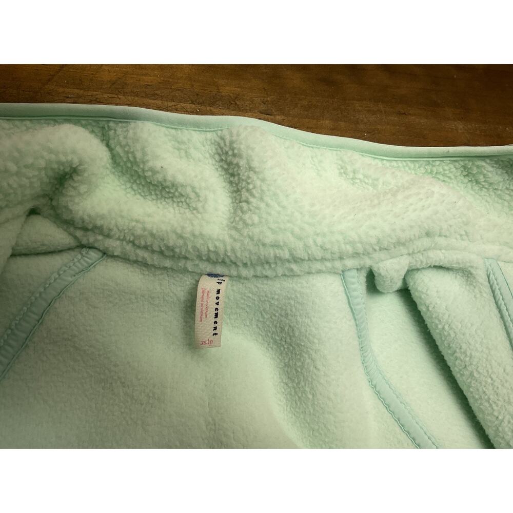 Free People FP Movement Hit The Slopes Fleece Jacket Mint Green Size XS - Picture 6 of 11